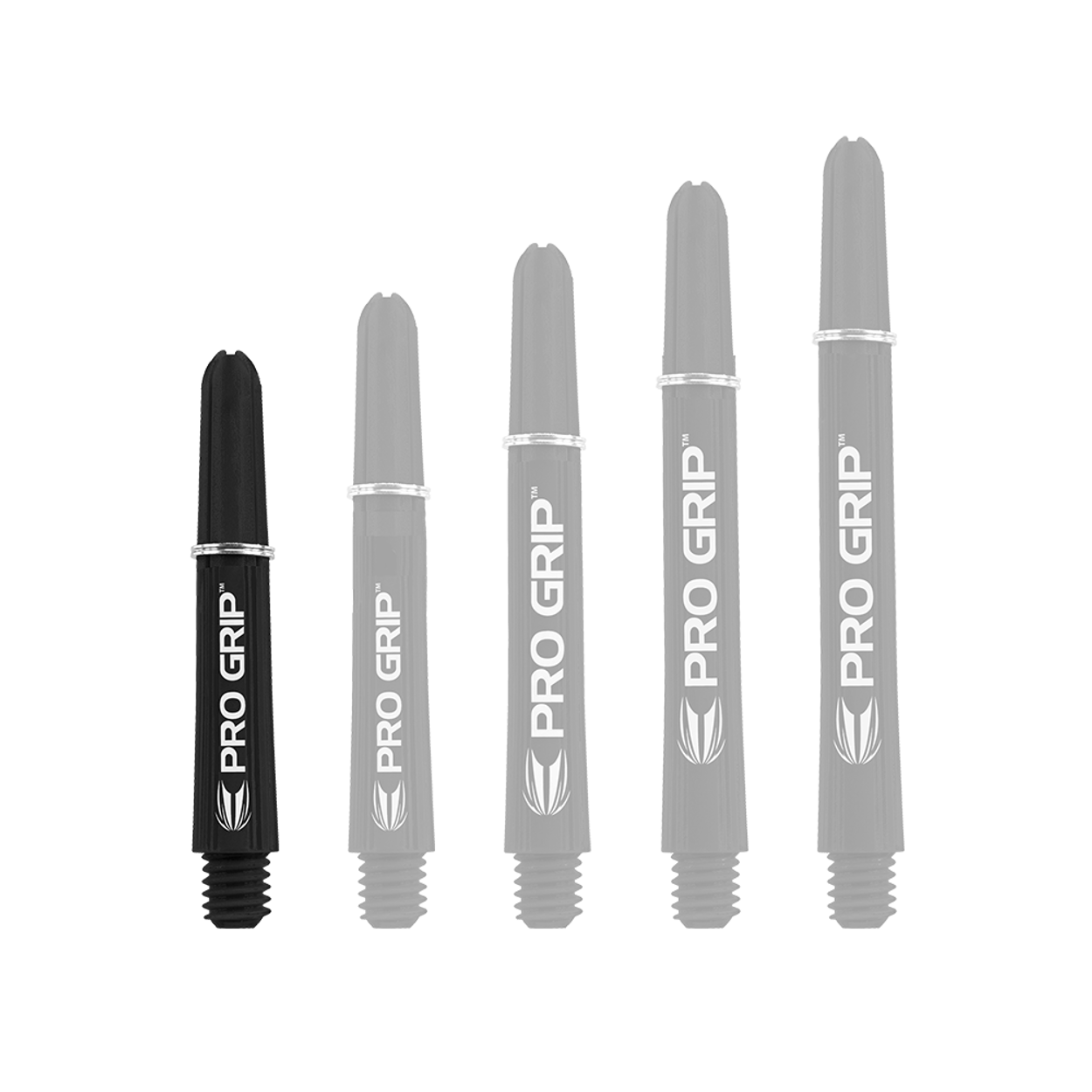 Target Pro Grip Shafts - 3 Sets - Black 34MM