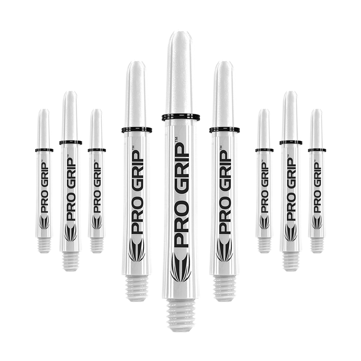 Target Pro Grip Shafts - 3 Sets - White 41MM
