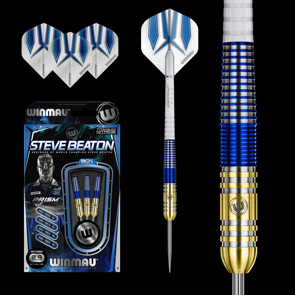 WINMAU Steve Beaton 24 gram 90% Tungsten alloy