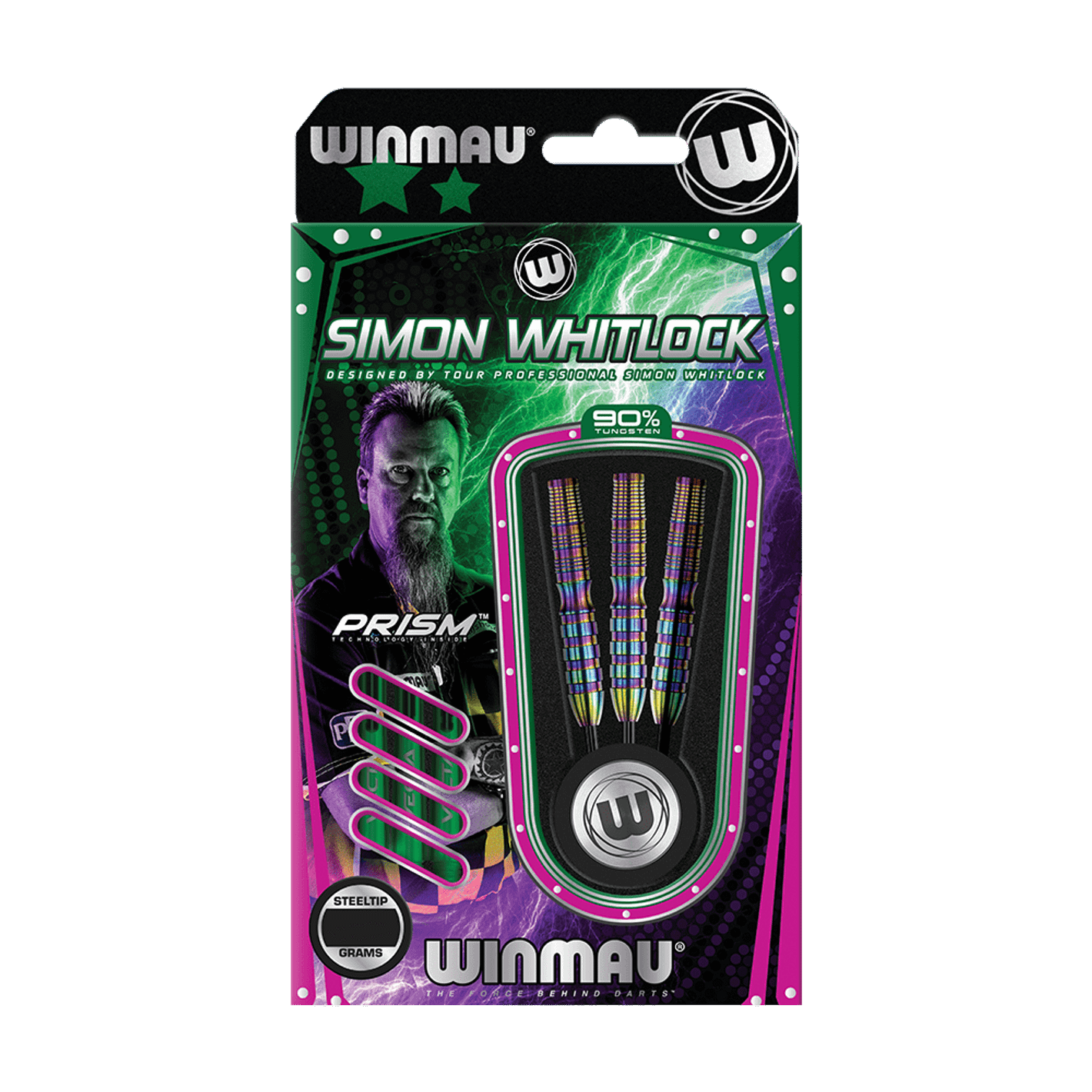 Winmau Simon Whitlock World Cup Special Edition Steeldarts 22 GRAM 48.4 mm 6.90 mm