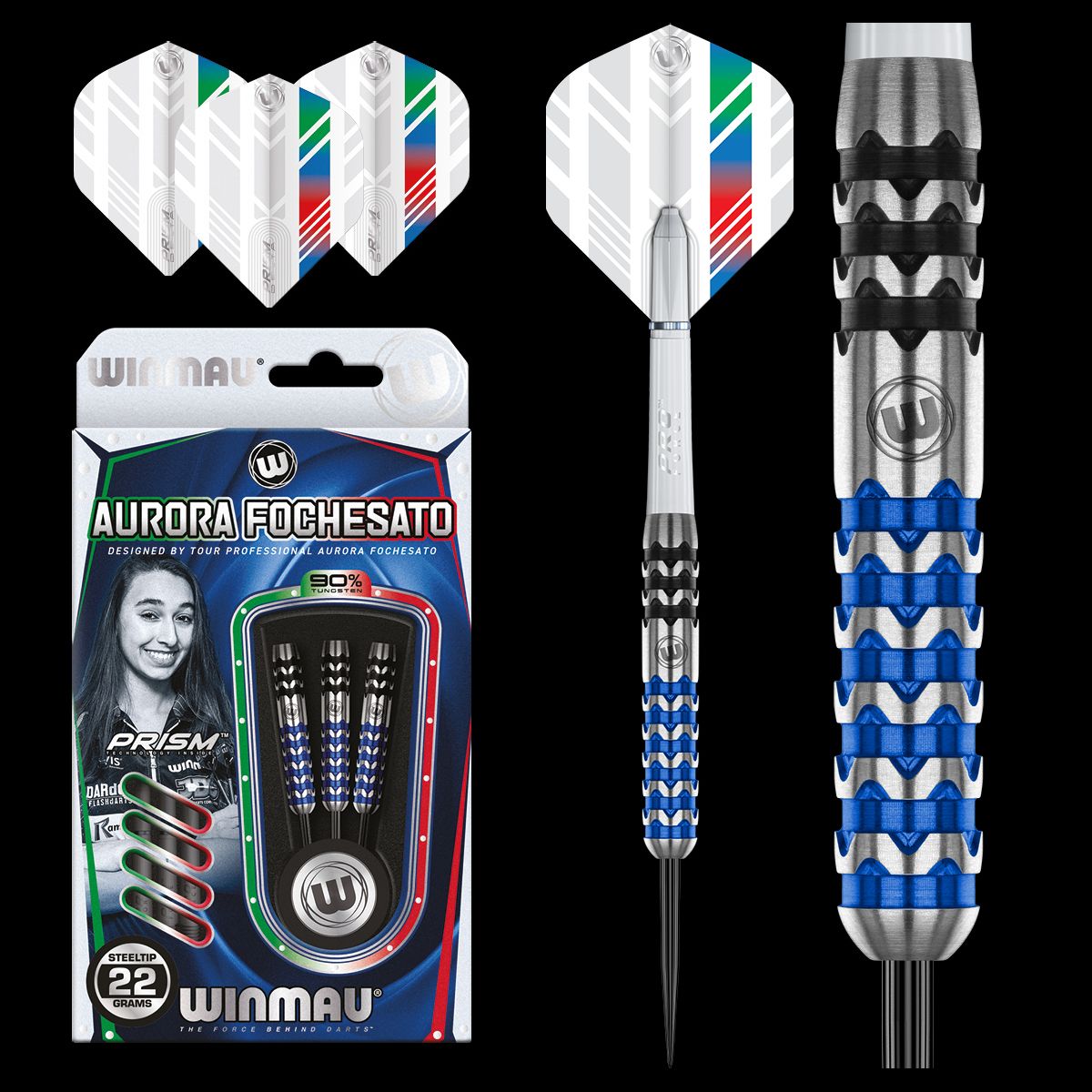 WINMAU Aurora Fochesato 22 gram 90% Tungsten allo