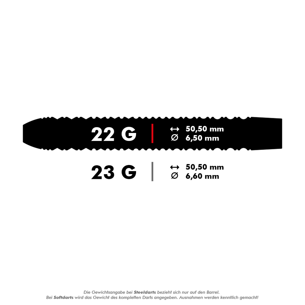 Target EXO SP01 Swiss Point steel darts 22G