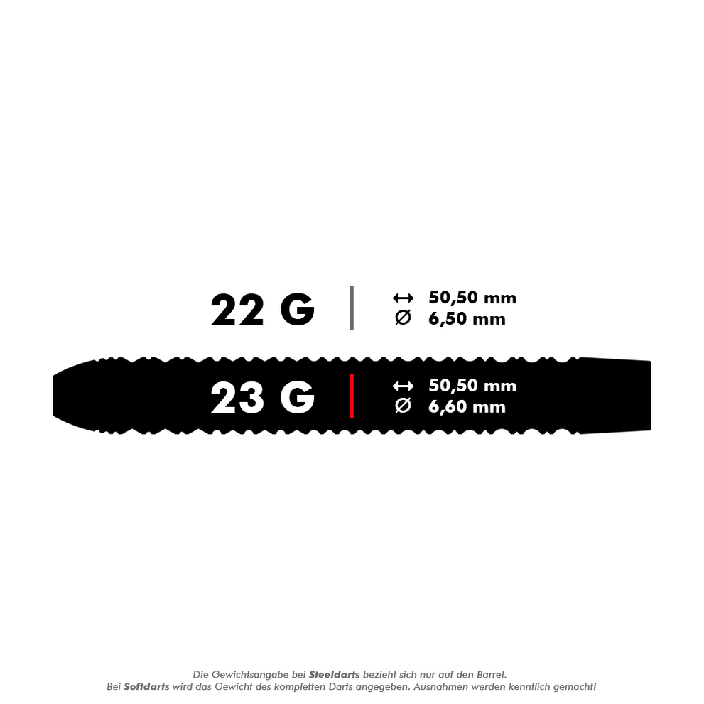 Target EXO SP01 Swiss Point steel darts 23G