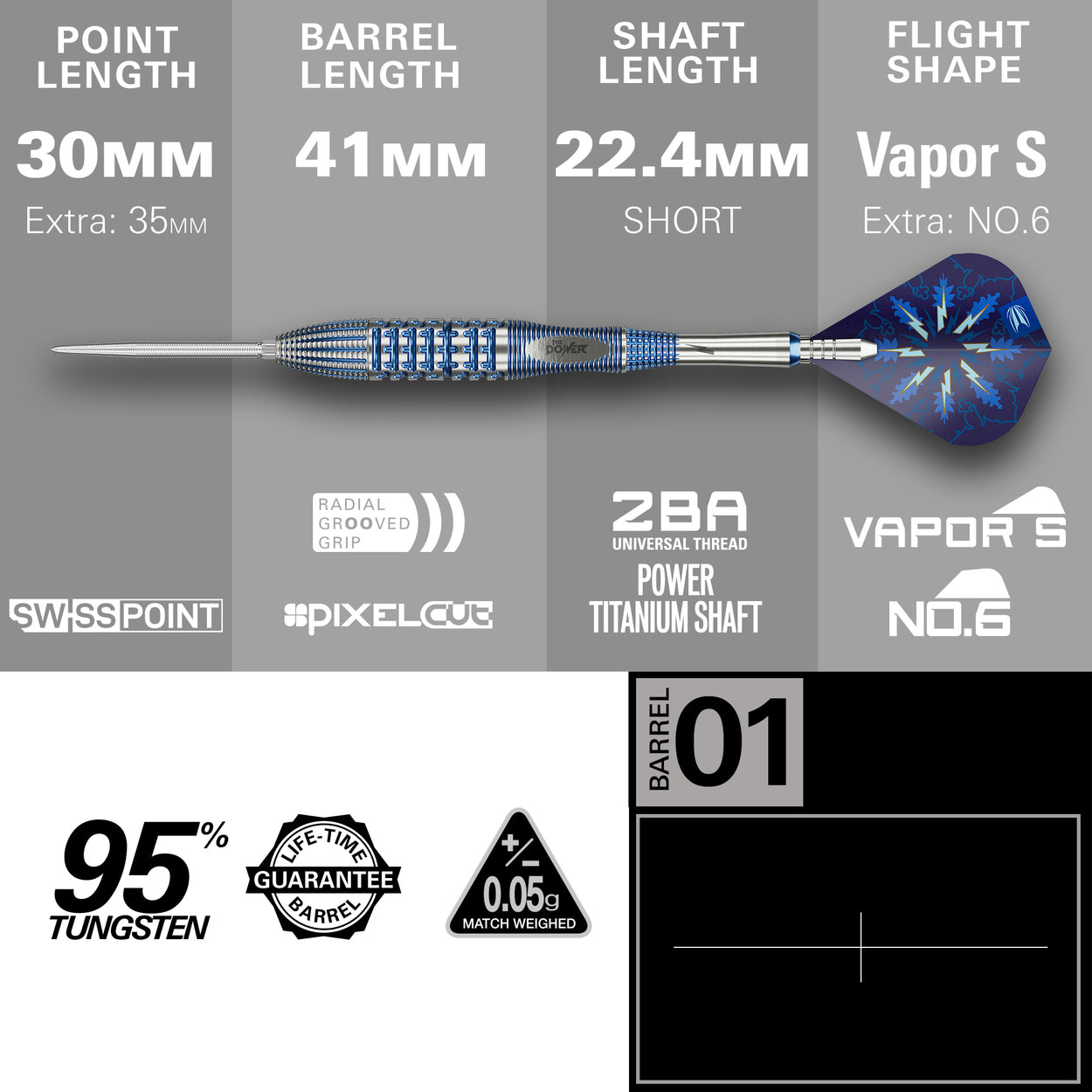 Target Phil Taylor Gx2 Swiss Point Steeldarts 24G