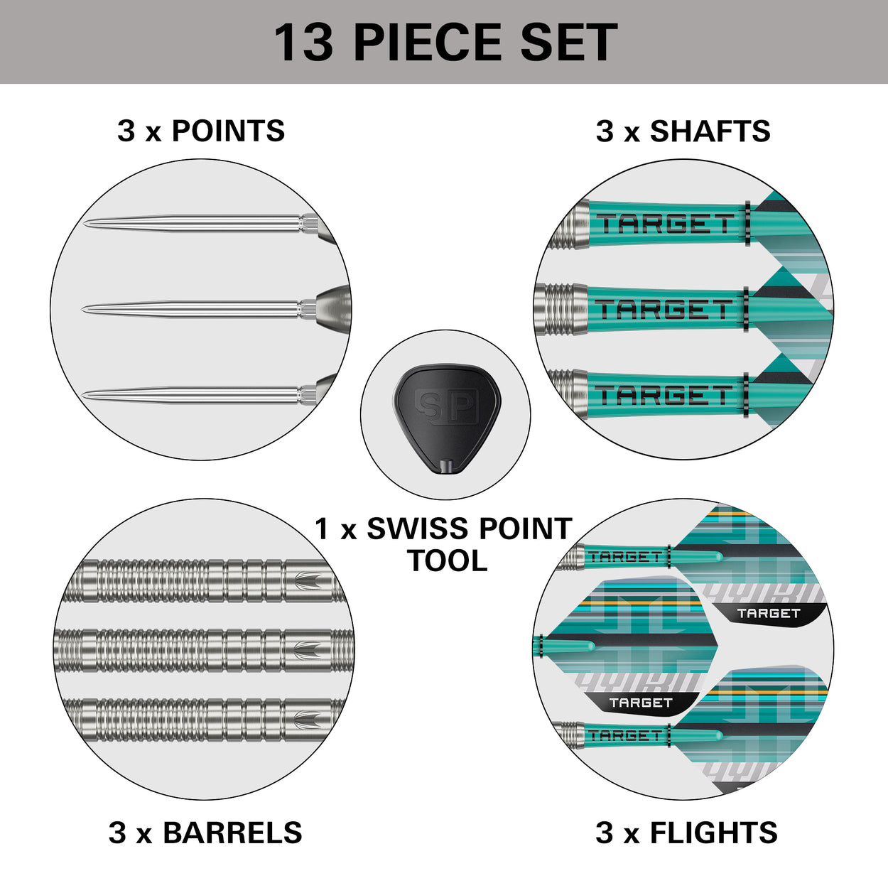 Target Hydro 03 Swiss Point Steeldarts 24G