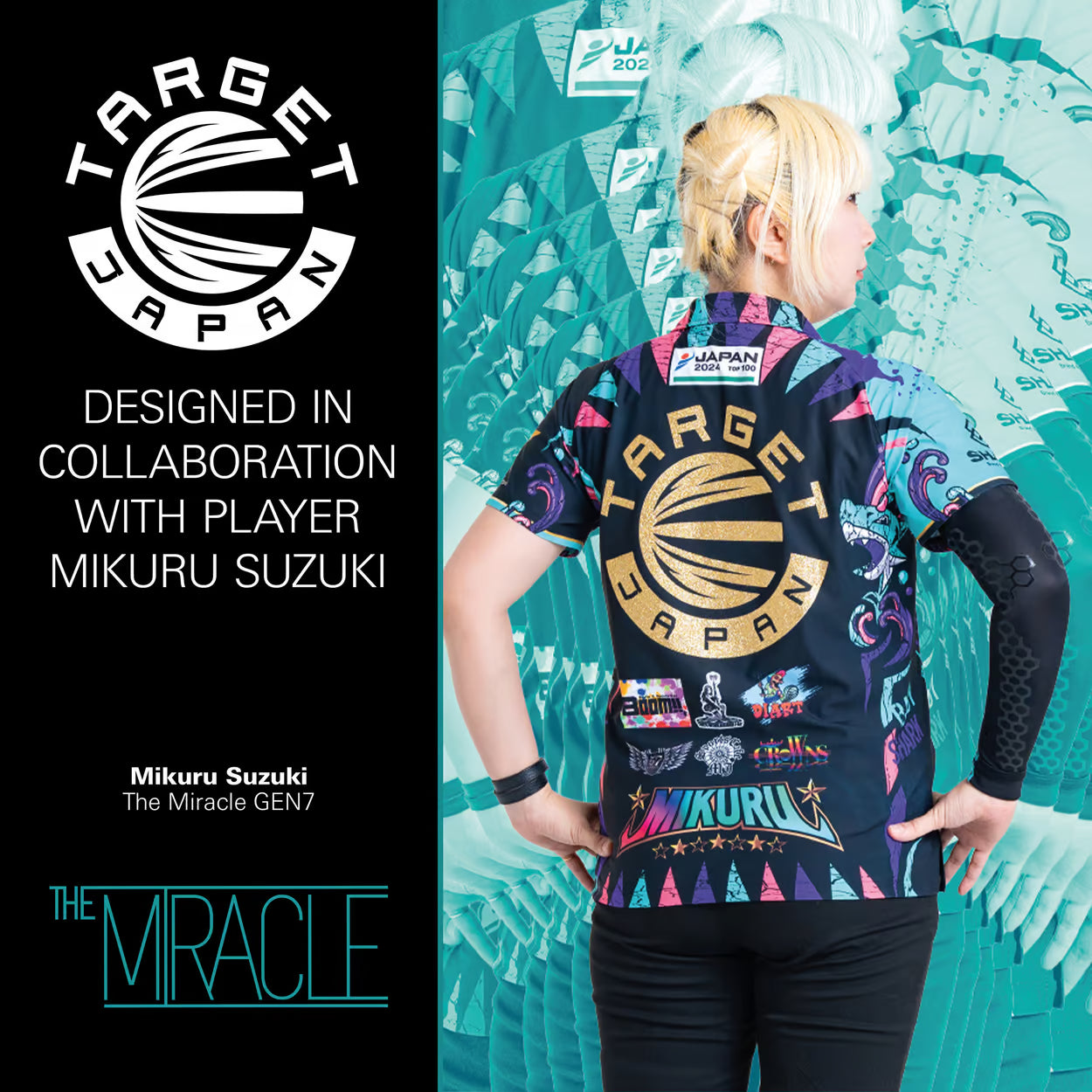 Target Japan Mikuru Suzuki The Miracle GEN7 Swiss Point Steeldarts - 23g