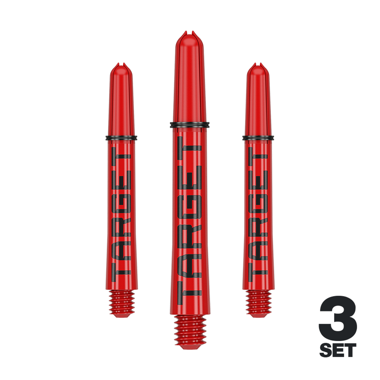 Target Pro Grip TAG Shafts - 3 Sets - Red 41MM