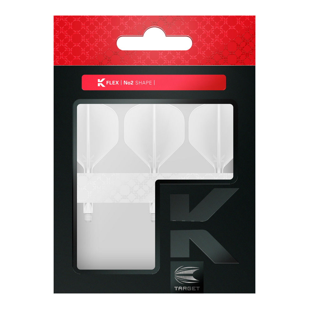 Target K-Flex No2 Standard Flight System - White 33MM