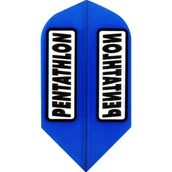 Pentathlon - *Pentathlon Dart Flights - Dimplex - Extra Strong - Slim - Blue