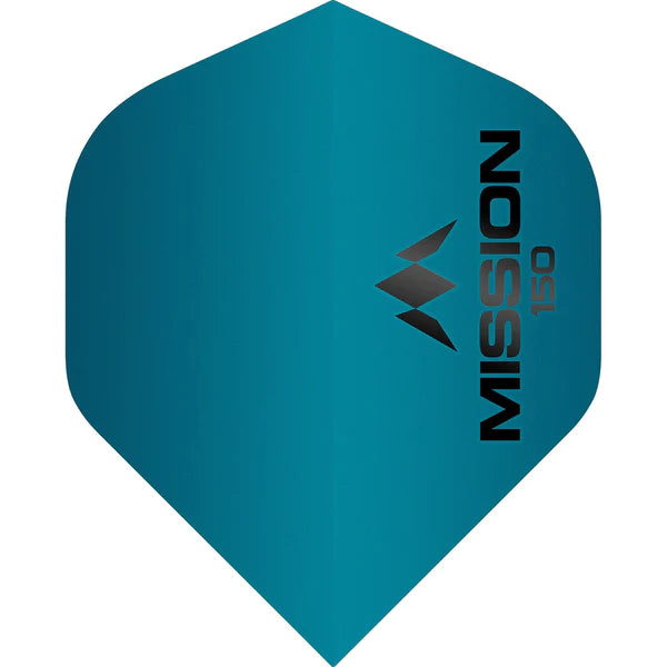 Mission - Mission Logo 150 Dart Flights - 150 Micron - No2 - Std - Matt