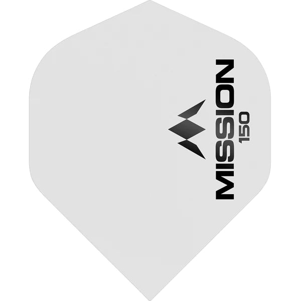 Mission - Mission Logo 150 Dart Flights - 150 Micron - No2 - Std - Matt