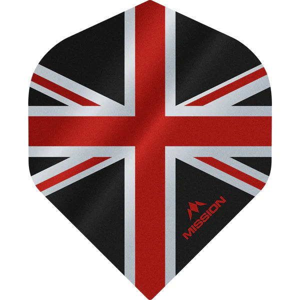 Mission - Mission Alliance Union Jack Dart Flights - 150 - No2 - Black