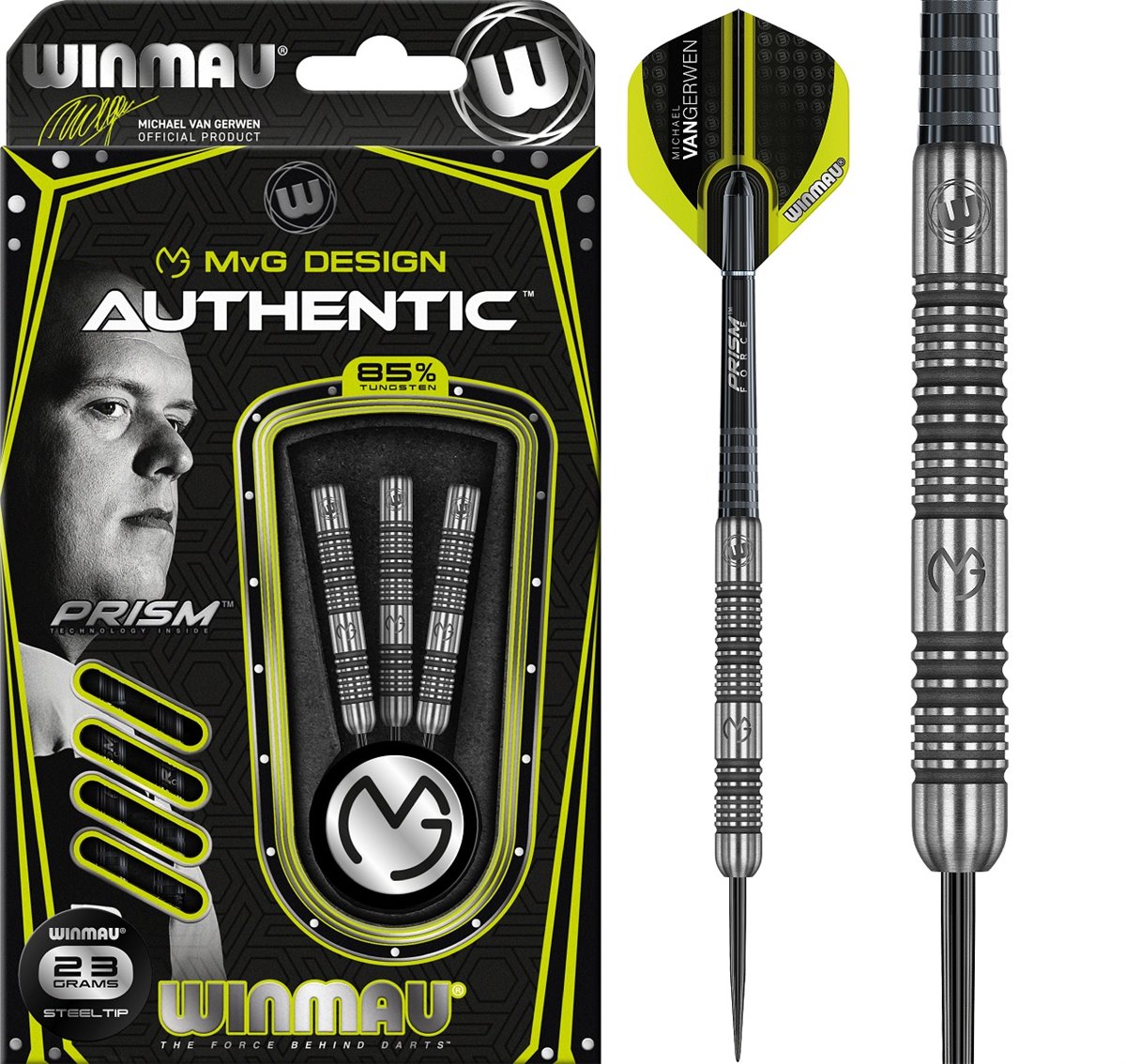 Winmau Michael van Gerwen Authentic Steel Darts 26G