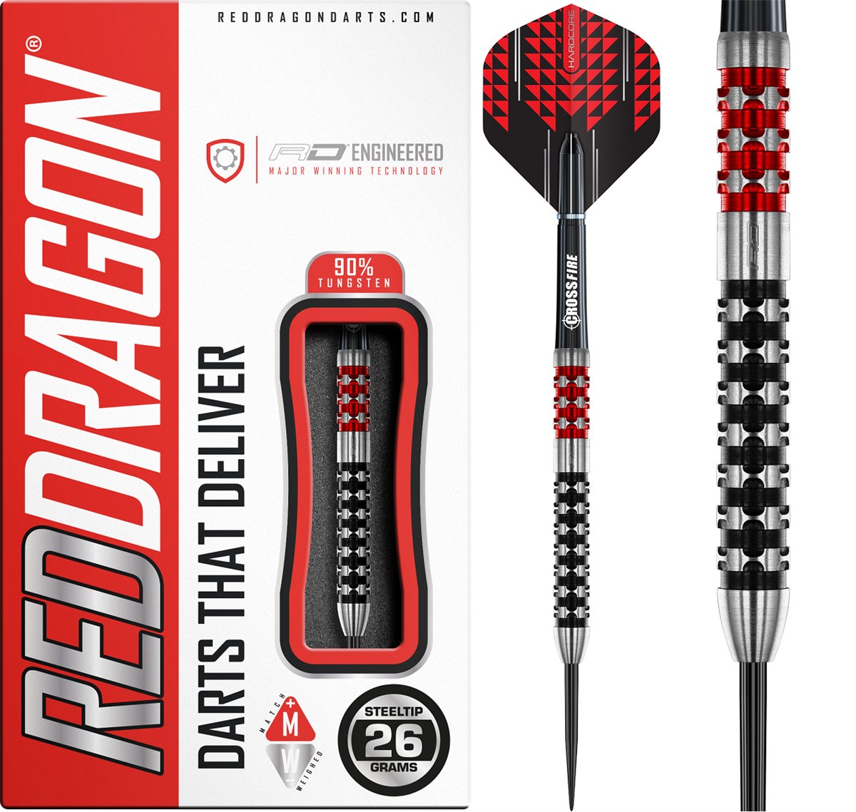 Reddragon Crossfire 90% Steeldarts 24G