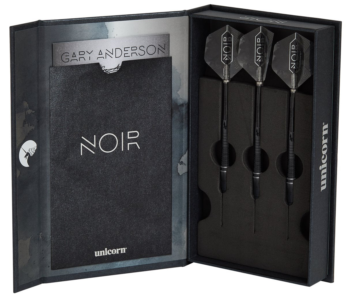Unicorn Gary Anderson Noir Phase 6 90% Steeldarts 24g