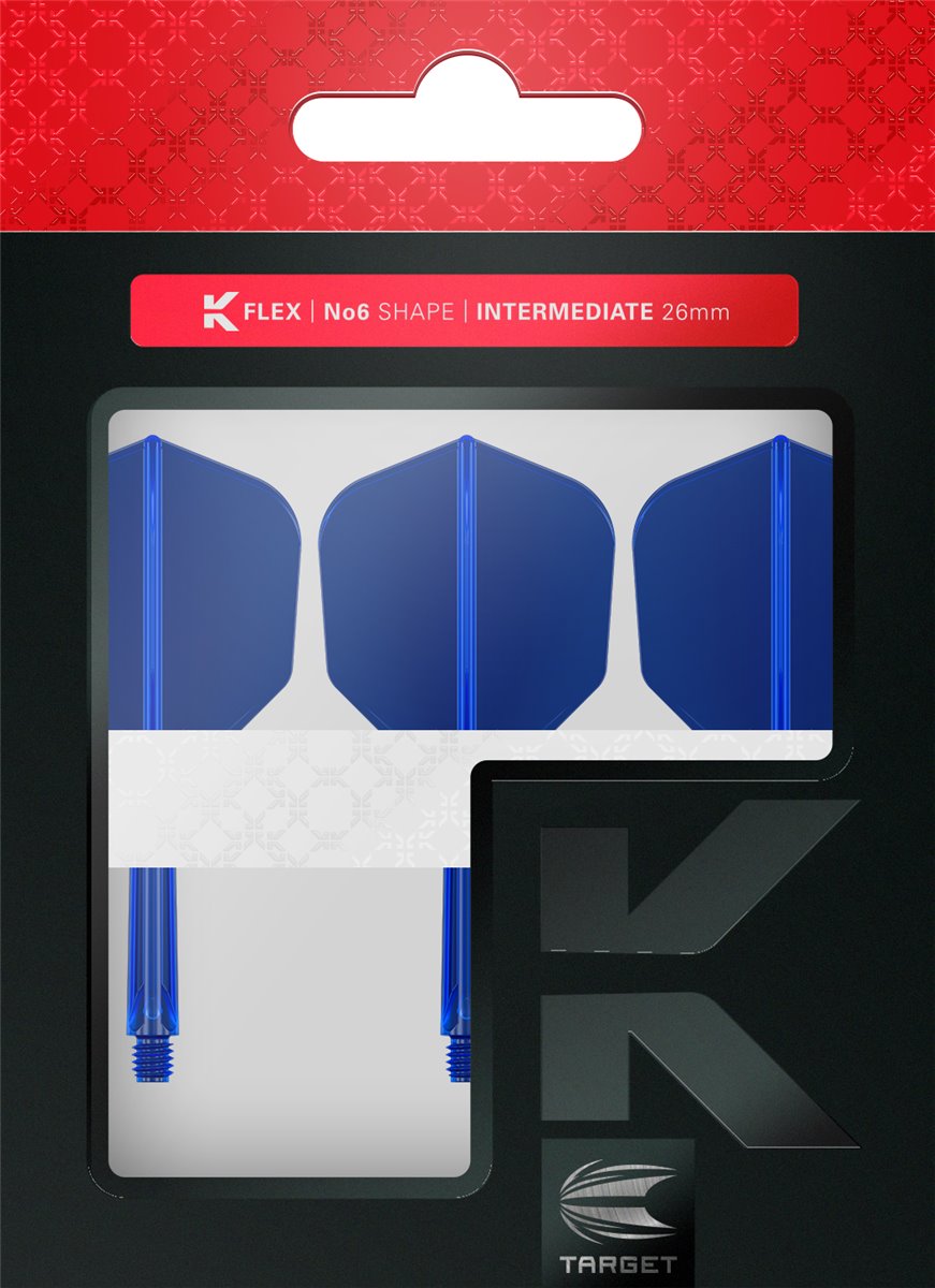 thumbnail image 2 of Cathy K-FLEX Flight Shape No.6 Clear Boxed Darts - 26mm Intermediate Barrels (1.0 Inch) 2 of 11