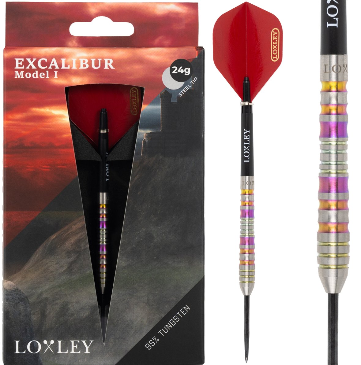 Loxley Excaliber 95 Model 1 steel darts 22 gram steel darts 50.3 mm 6.75 mm