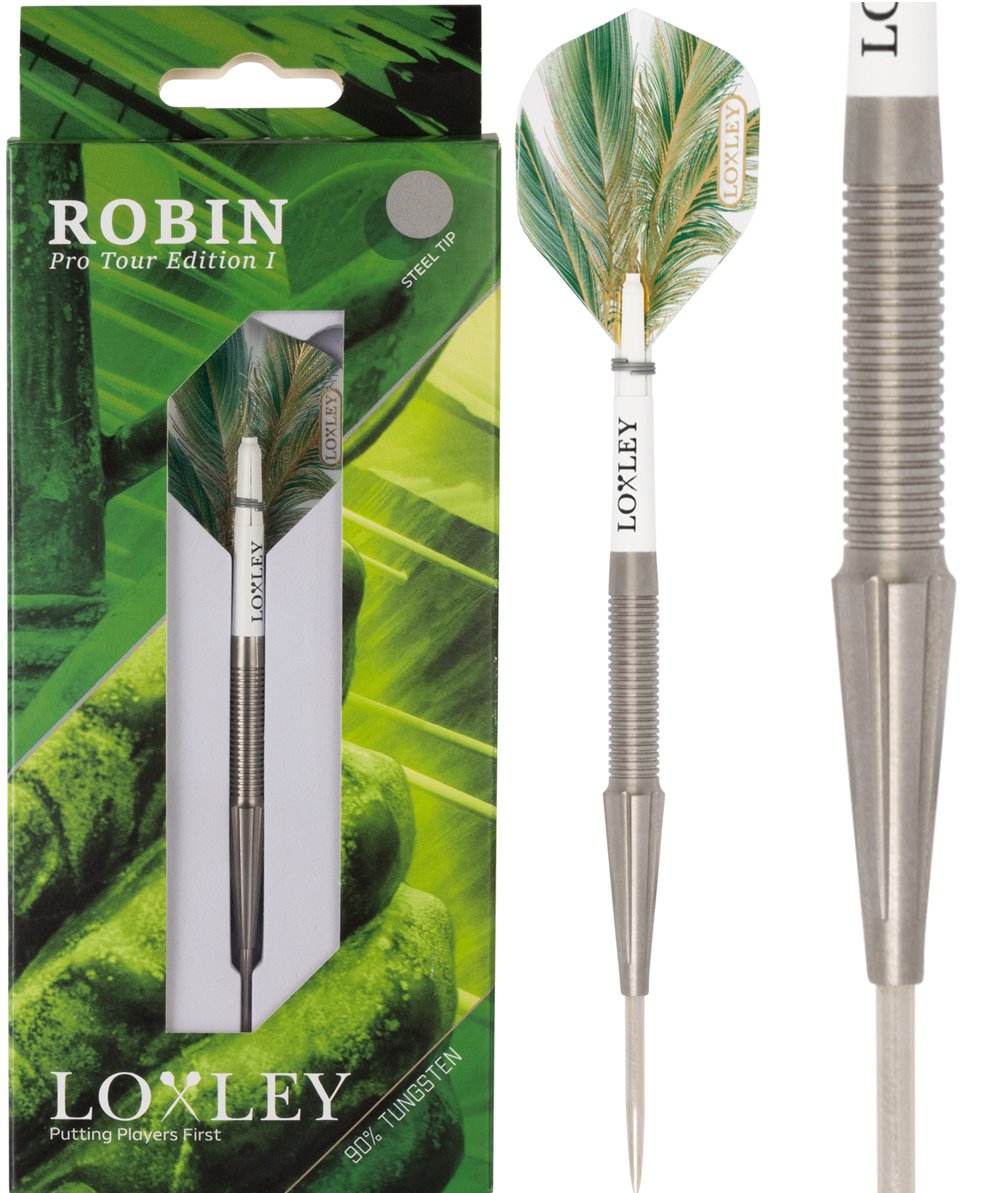 Loxley Robin Pro Tour Model 1 Steeldarts 21/23/25 gram steel darts 55 mm 7.7 mm