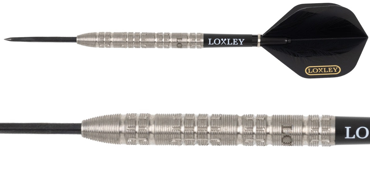 Loxley Lionheart 95 Model 1 Steeldarts 21/23/25 gram steel darts barrel: L. = 50 mm, D. max. = 6.3 mm