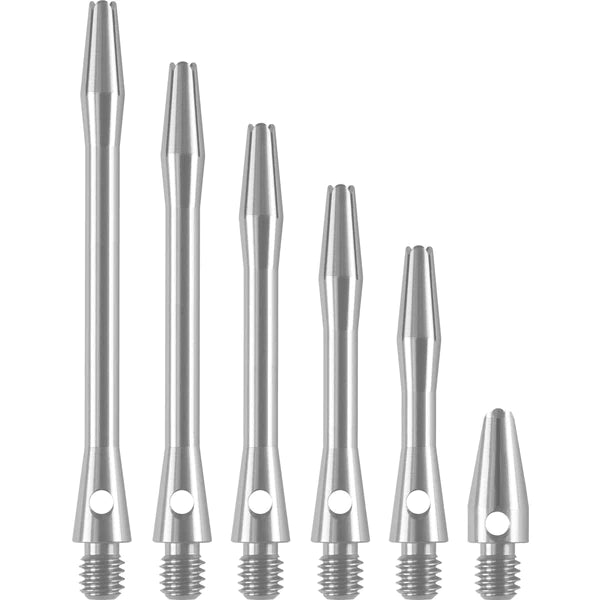 Designa - Designa Aluminium Shafts - Metal Dart Stems - Silver