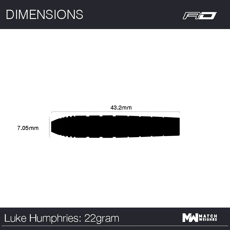 RED DRAGON LUKE HUMPHRIES TX1 22G