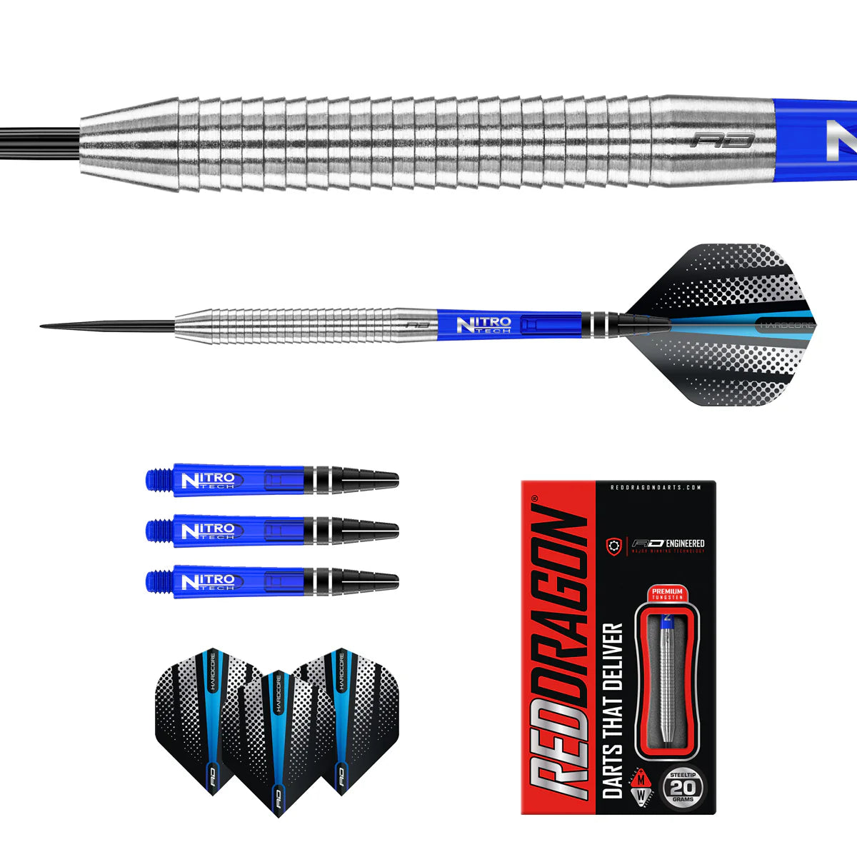 Razor Edge 85% Tungsten Steel Tip Darts by Red Dragon 26G