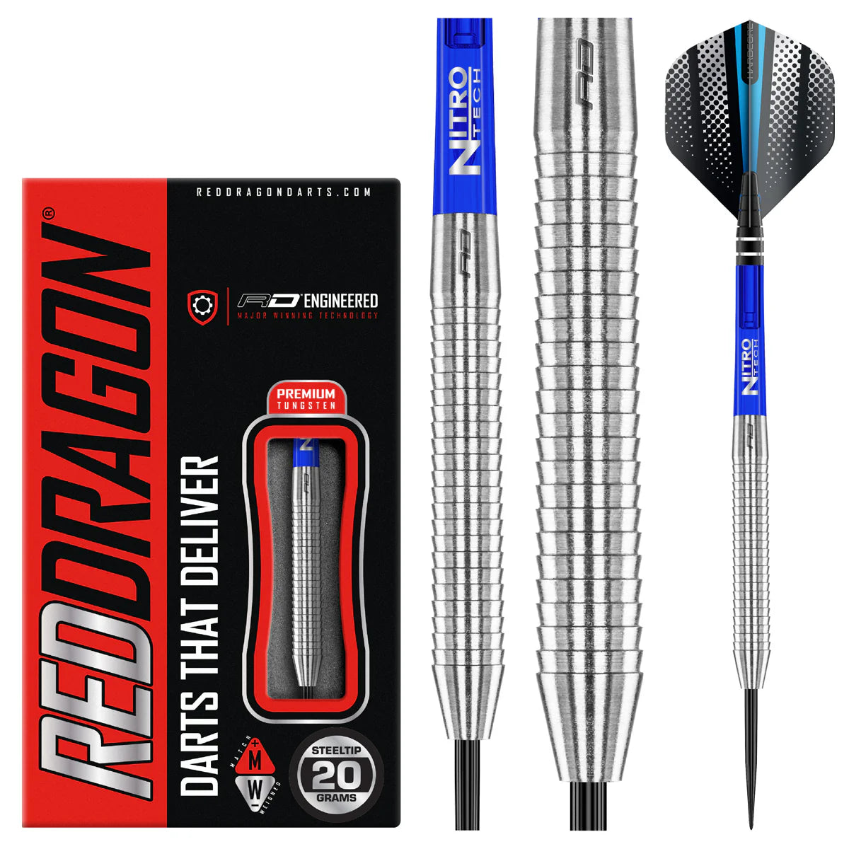 Razor Edge 85% Tungsten Steel Tip Darts by Red Dragon 26G