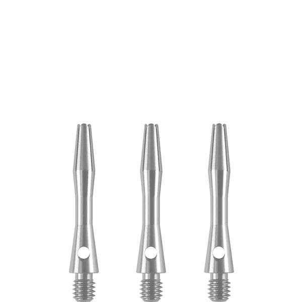 Designa - Designa Aluminium Shafts - Metal Dart Stems - Silver