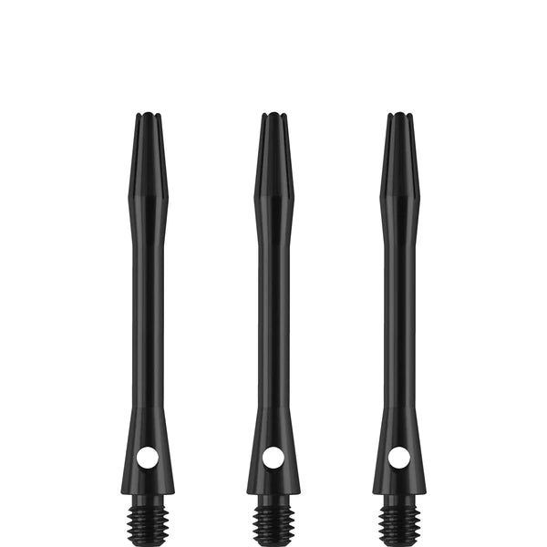 Designa - Designa Aluminium Shafts - Metal Dart Stems - Black