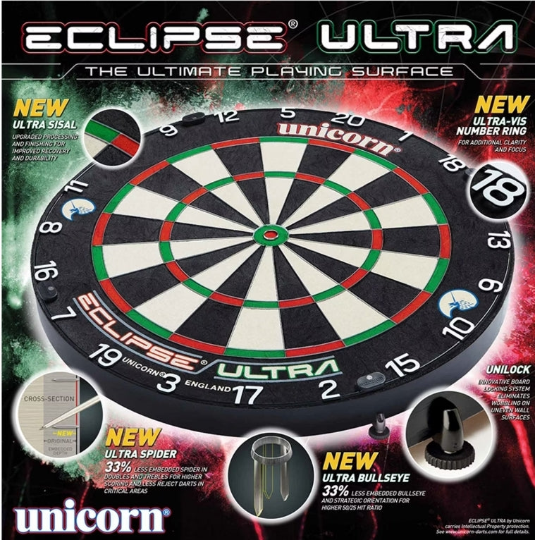 UNICORN ECLIPSE ULTRA - PROFESSIONAL DARTBOARD