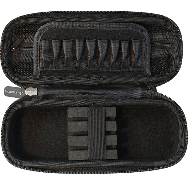 Mission ABS-1 Darts Case - Strong Protection - Metallic ruby red