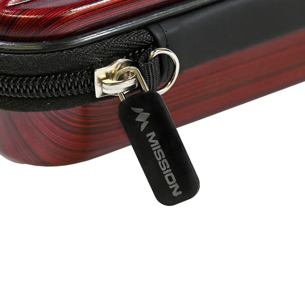 Mission ABS-1 Darts Case - Strong Protection - Metallic ruby red