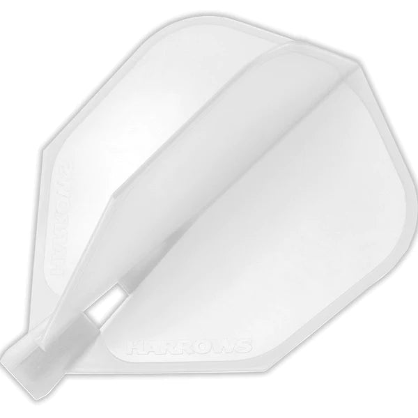 Harrows Clic System - Reinforced Flights - Std No6 - Shape WHITE