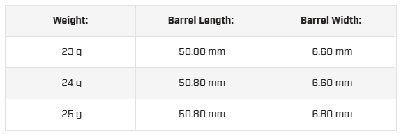 Winmau Xenon 90% Steel Tip Darts 23G