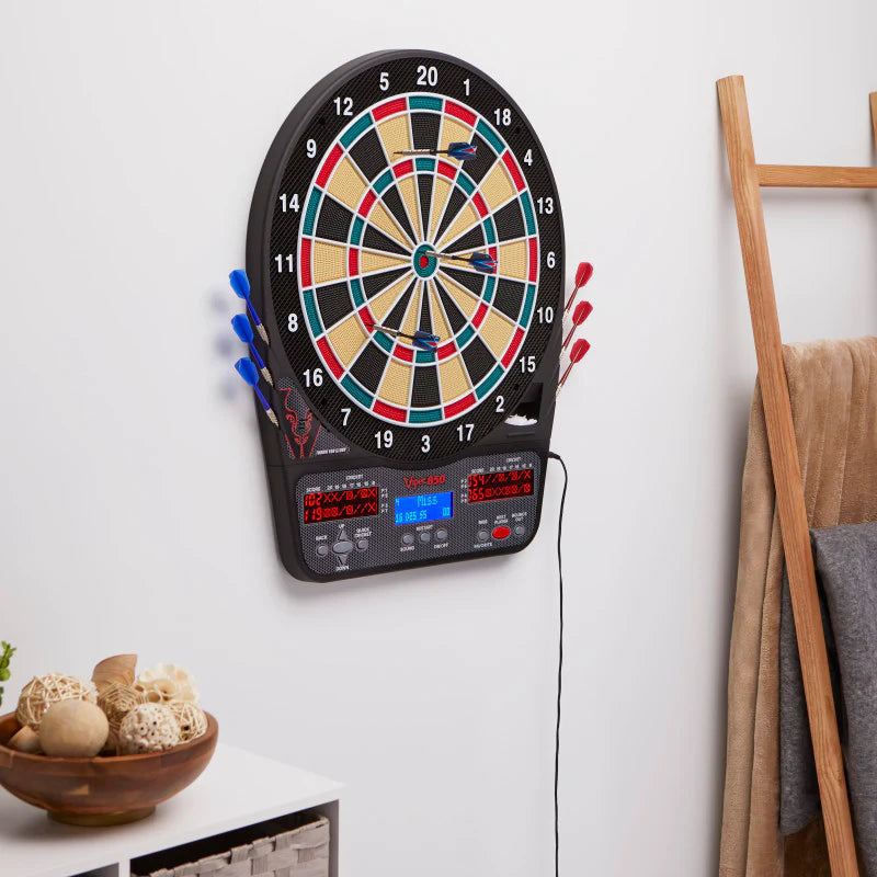 Viper 850 Electronic Dartboard - Ultra Thin Spider - Professional
