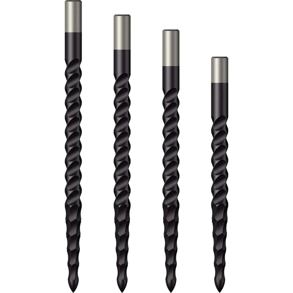 Mission - Mission Lunar CS Dart Points - Spare Points - Rough Cut - Black