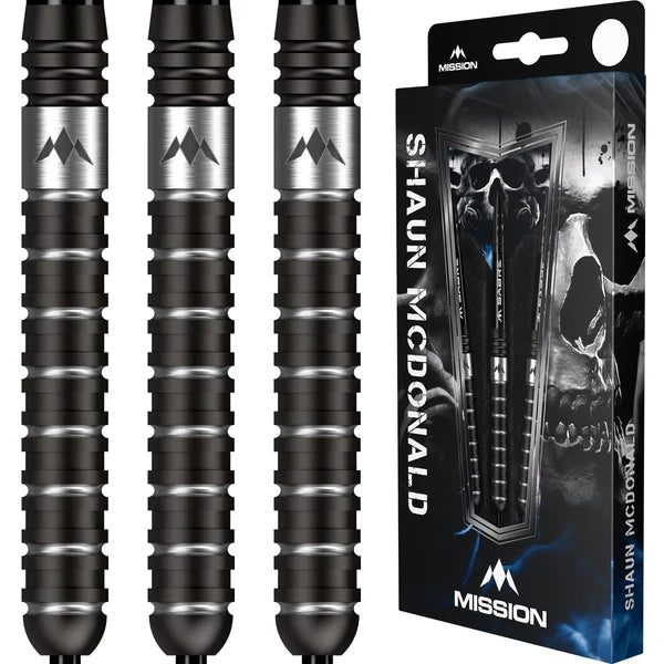 Mission Shaun McDonald Darts - Steel Tip - 95% - Black PVD 21G