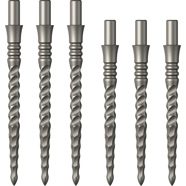 Mission - Mission Sniper Points - Steel Tip - Precision Spare Points - Lunar CS - Silver