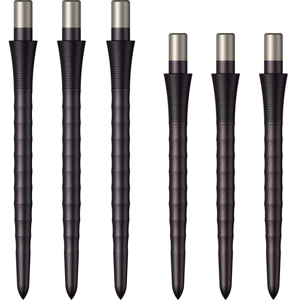 Mission - Mission Sniper Points - Steel Tip - Precision Spare Points - Ripple - Black