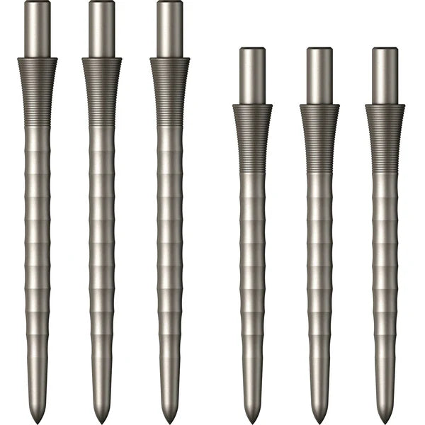 Mission - Mission Sniper Points - Steel Tip - Precision Spare Points - Ripple - Silver