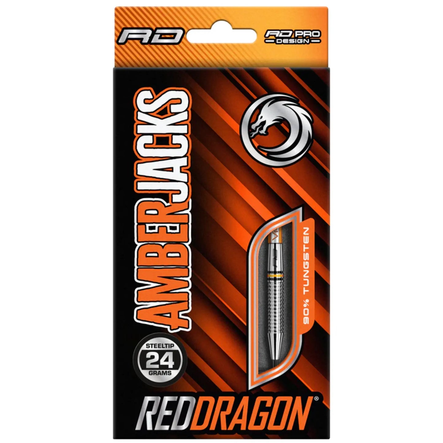 Red Dragon Amberjack 17 90% Steel Tip Darts 26G