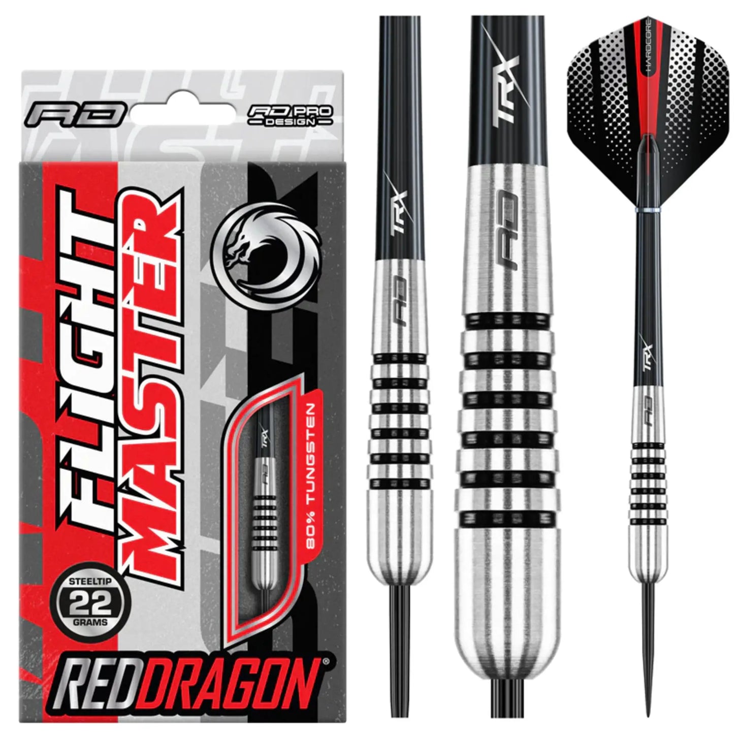 Red Dragon Torpedo 80% Steel Tip Darts 26G