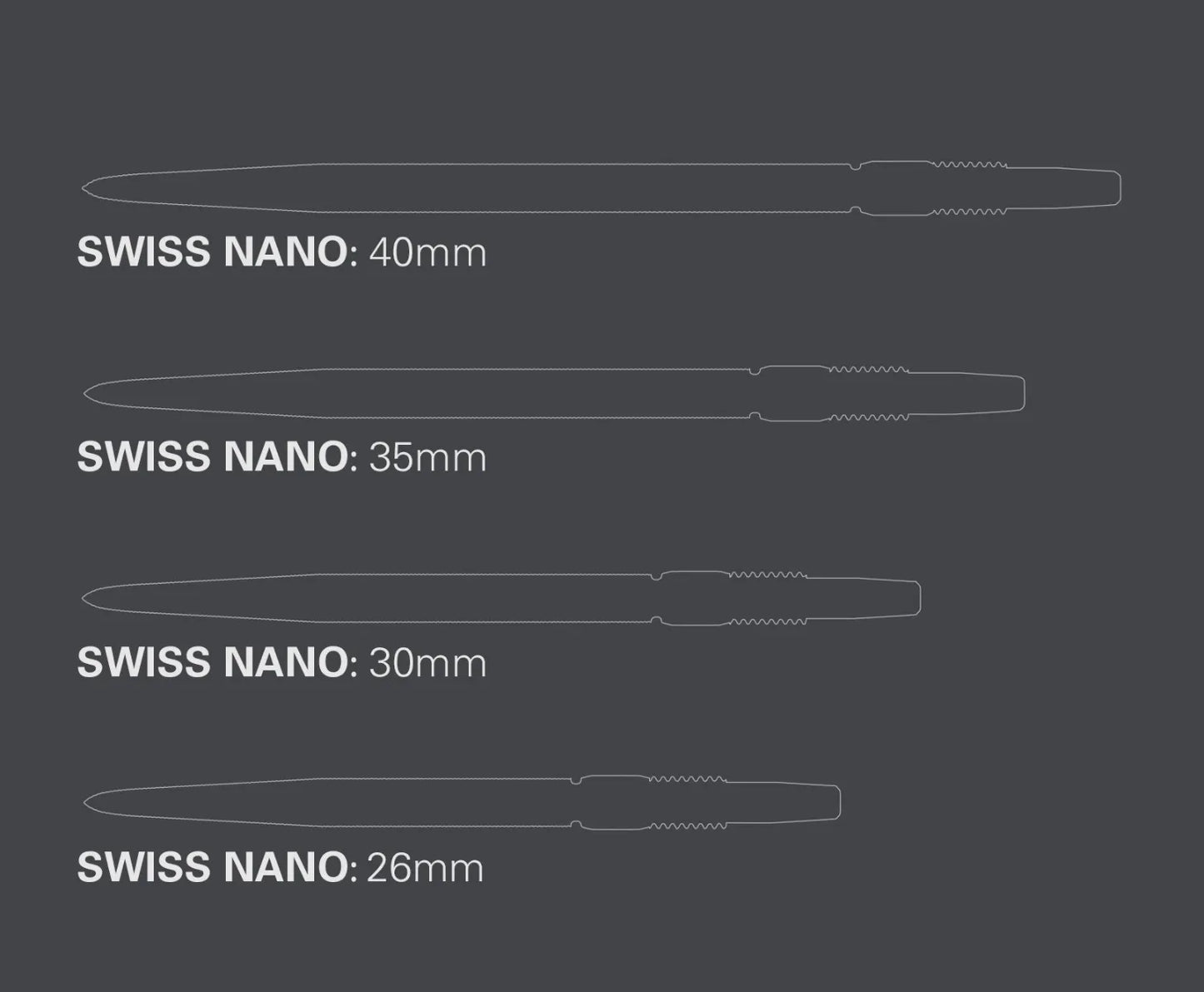 SWISS NANO POINT BLACK 40MM