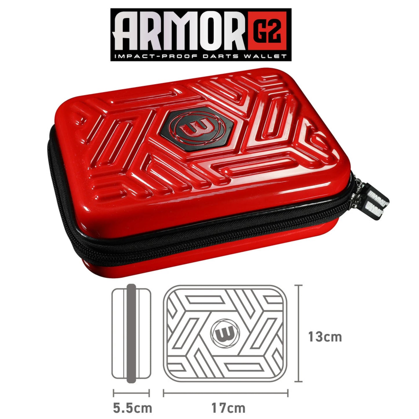 Winmau Armor G2 Red Dart Case