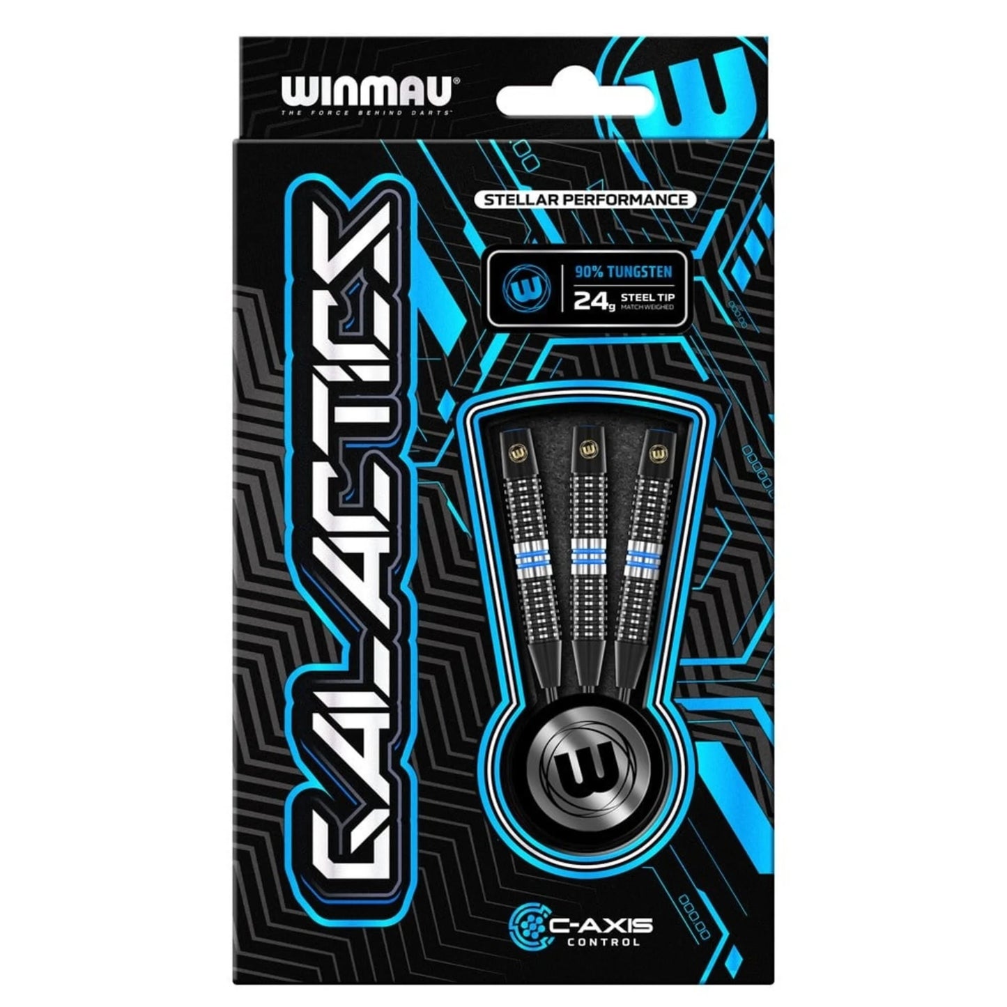 Winmau Galactics 90% Steel Tip Darts 24G