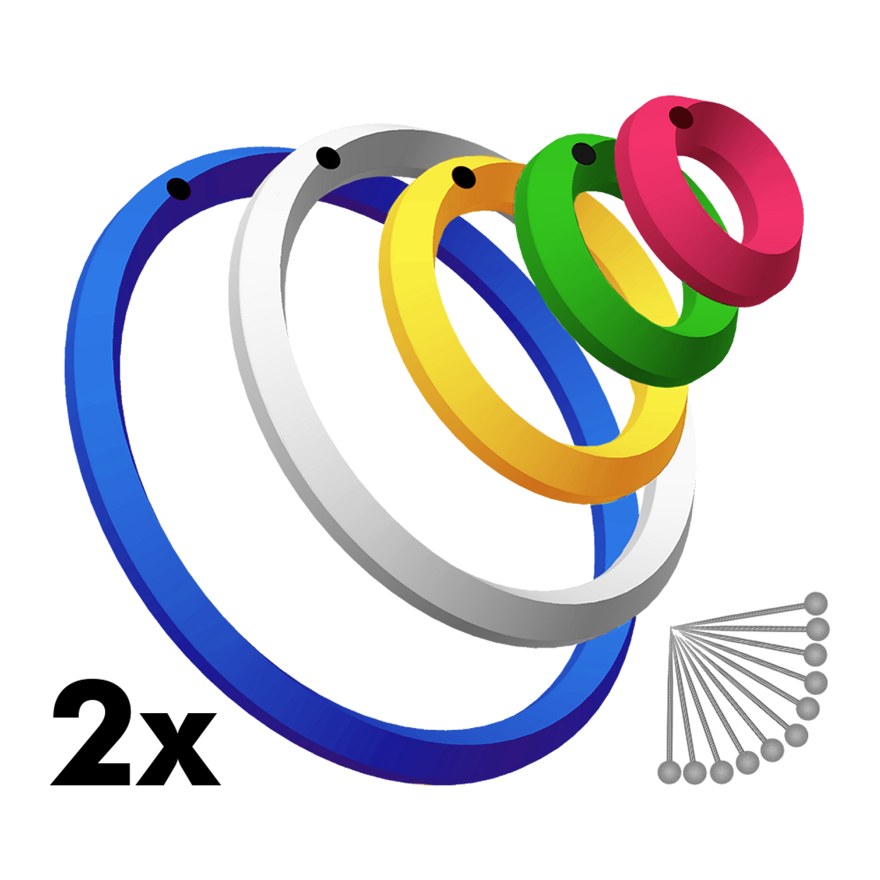 Red Dragon Peter Wright Practice Rings