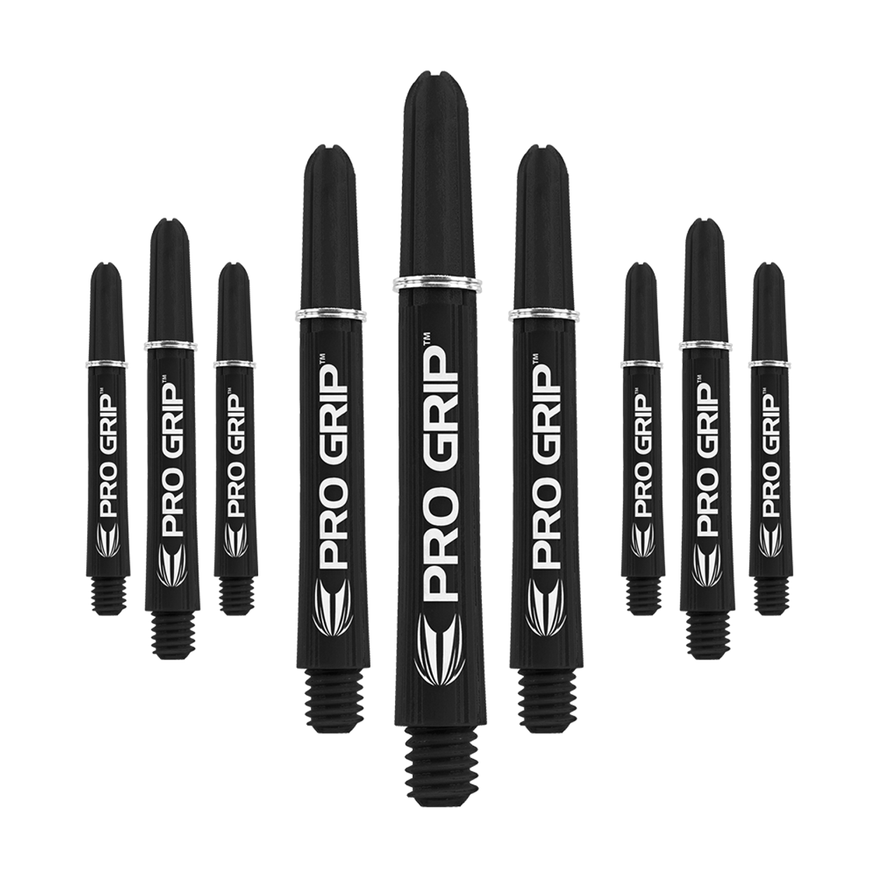Target Pro Grip Shafts - 3 Sets - Black 41MM