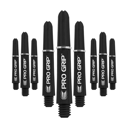 Target Pro Grip Shafts - 3 Sets - Black 34MM