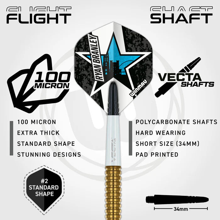 Winmau Ryan Branley Darts 23G