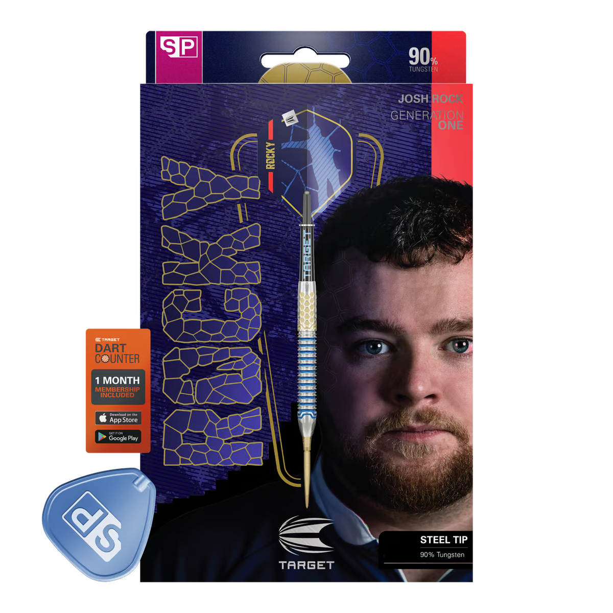 Target Josh Rock GEN1 Swiss Point Steel Darts 23G